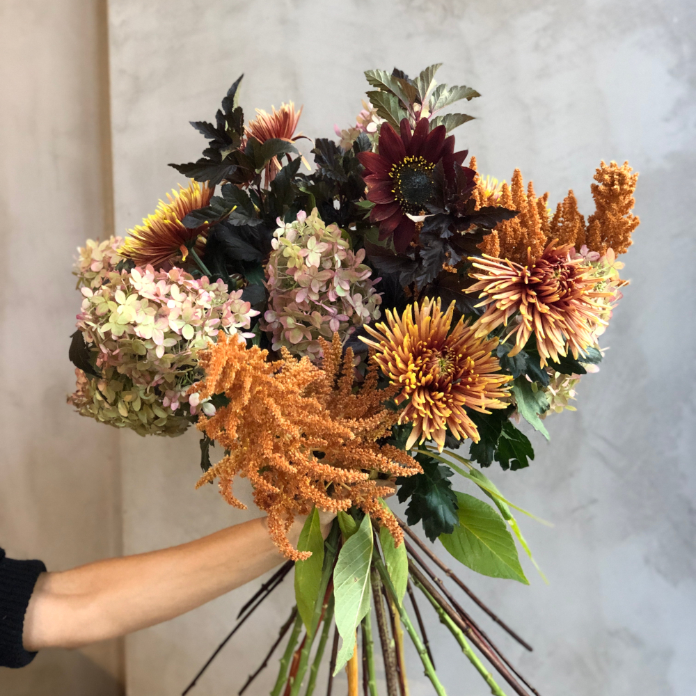 Bouquet super di fiori autunnali